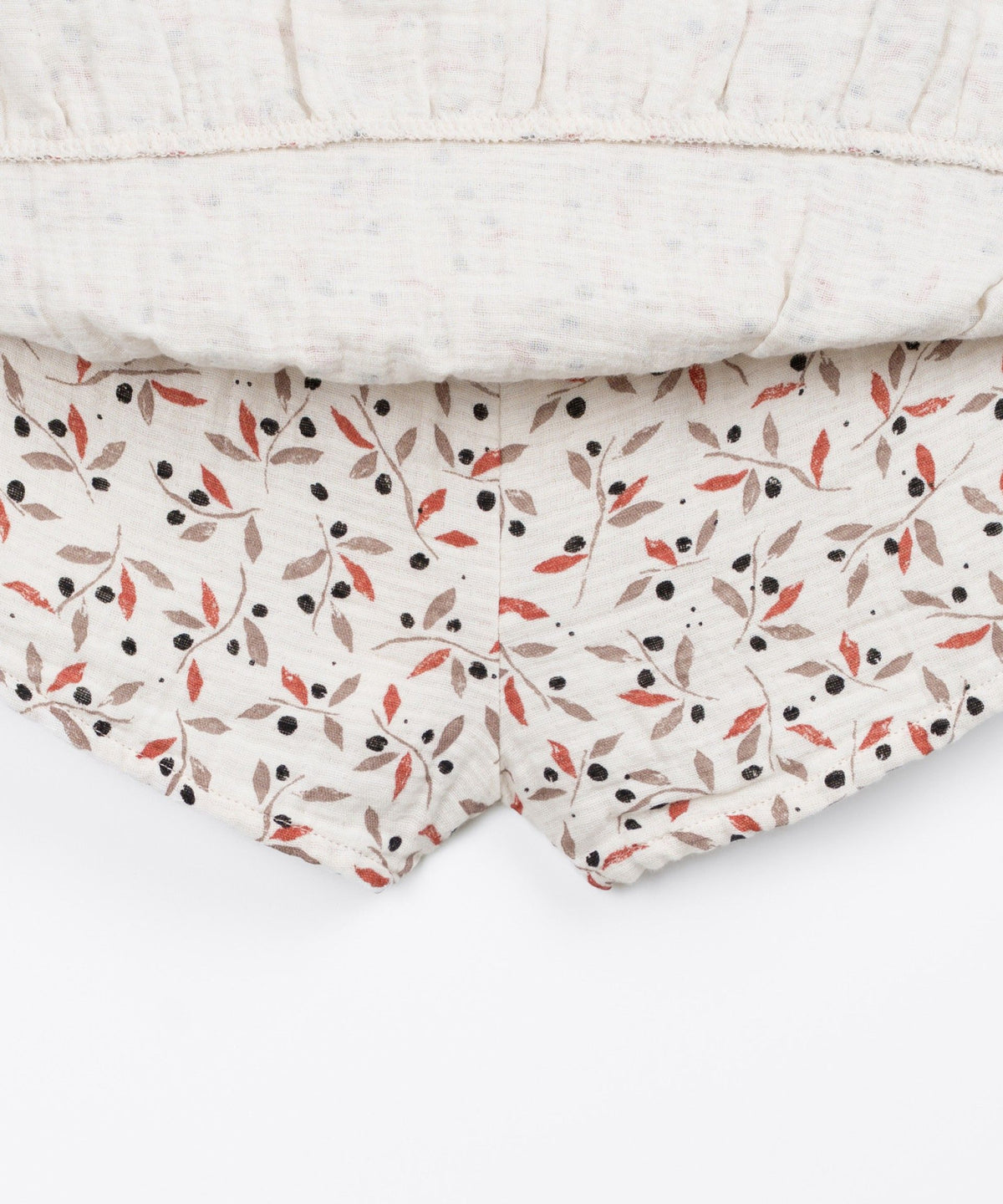 Falda pantalón tejido estampado floral