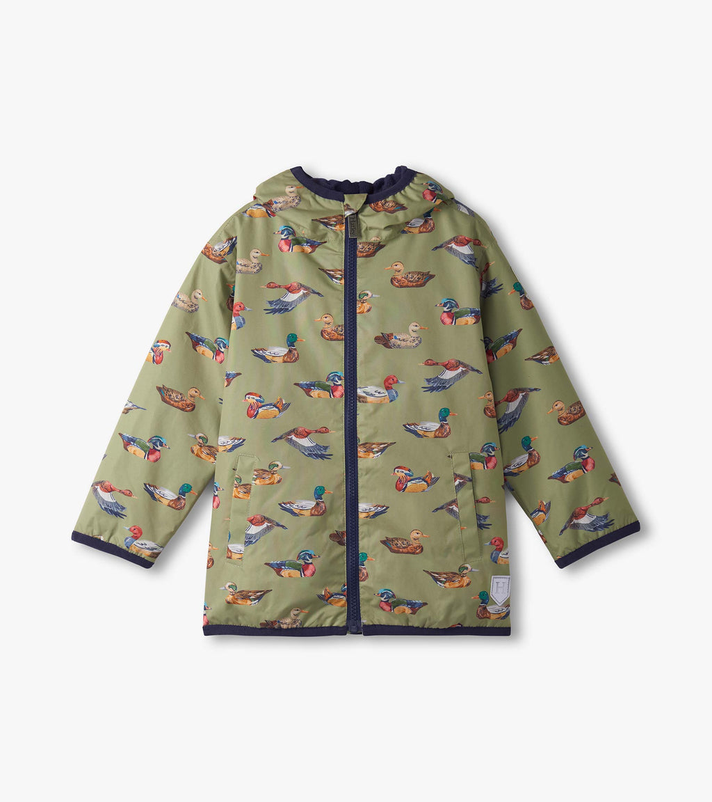 Chaqueta impermeable patos