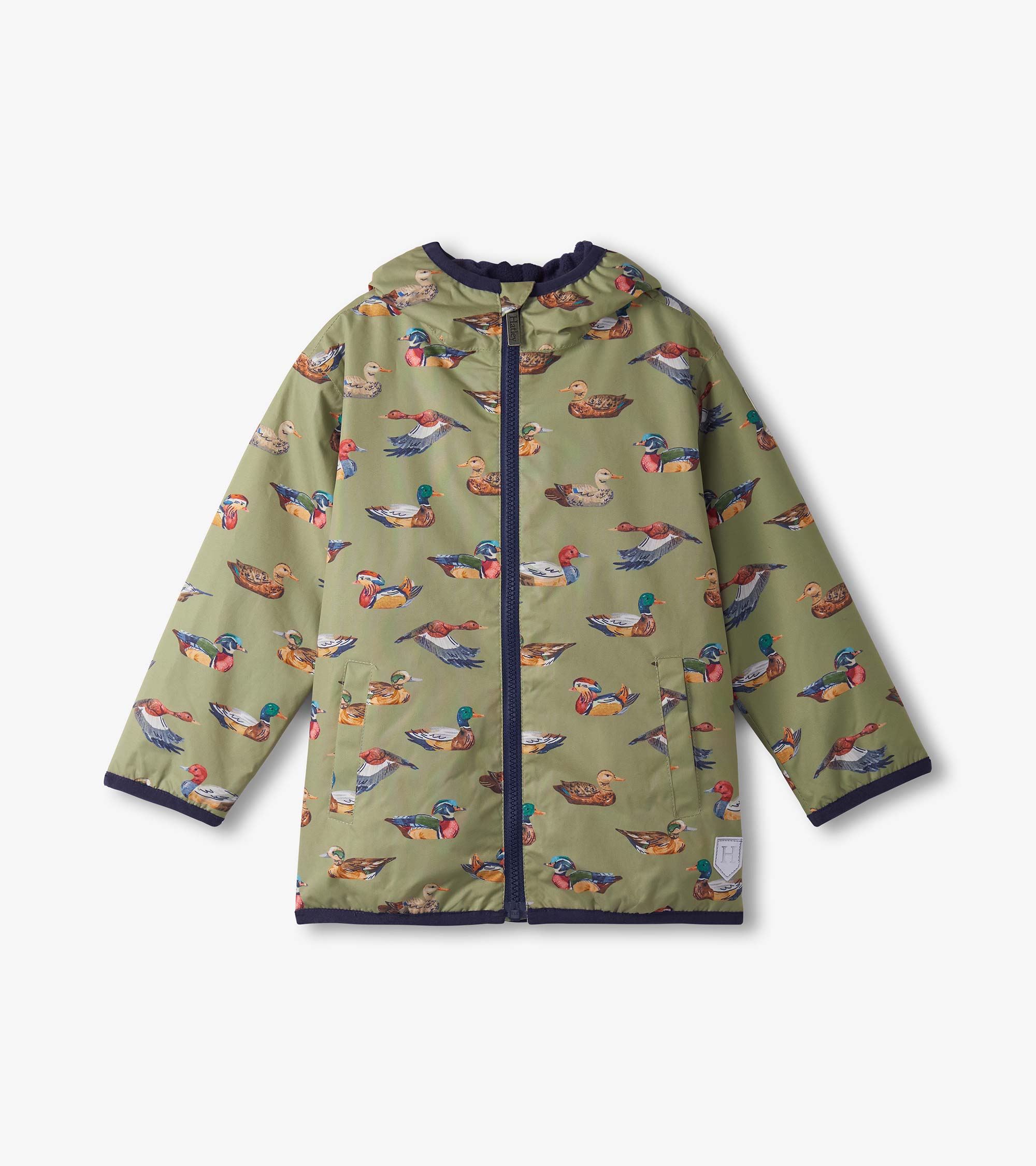 Chaqueta impermeable patos