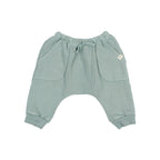 Pantalón felpa verde