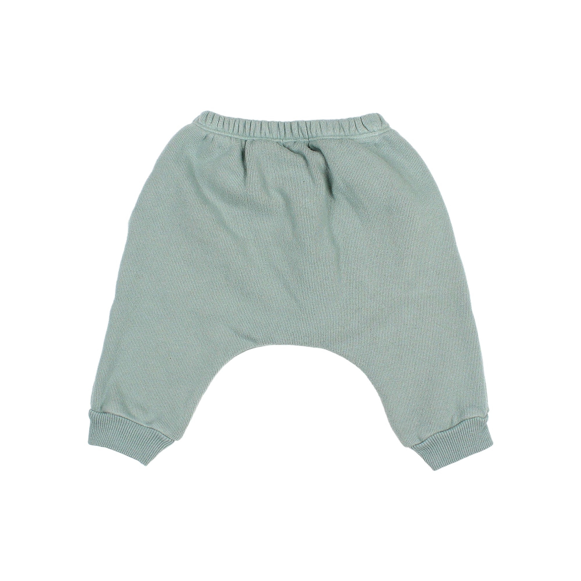 Pantalón felpa verde