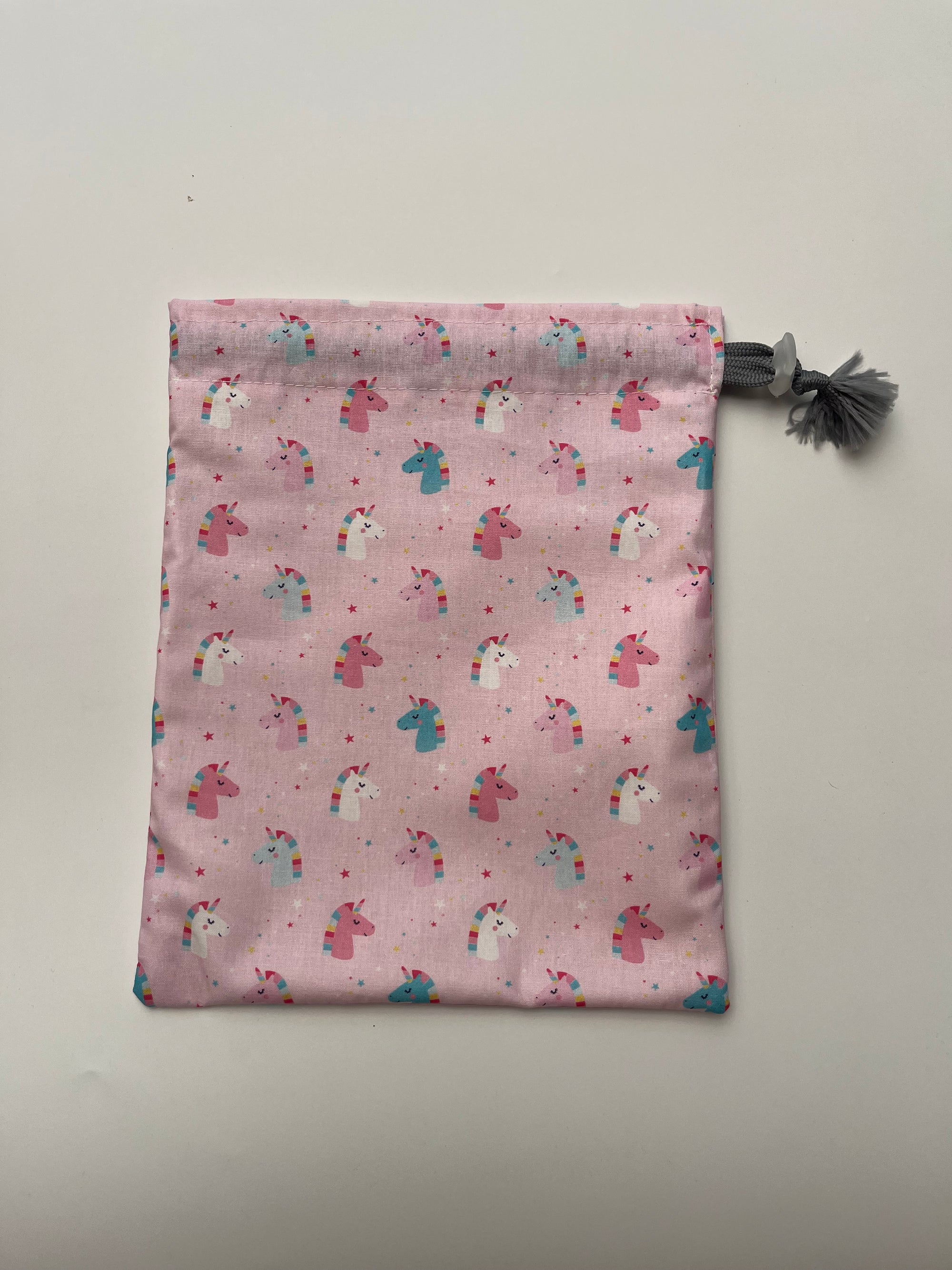 Bolsa impermeable para merienda unicornios
