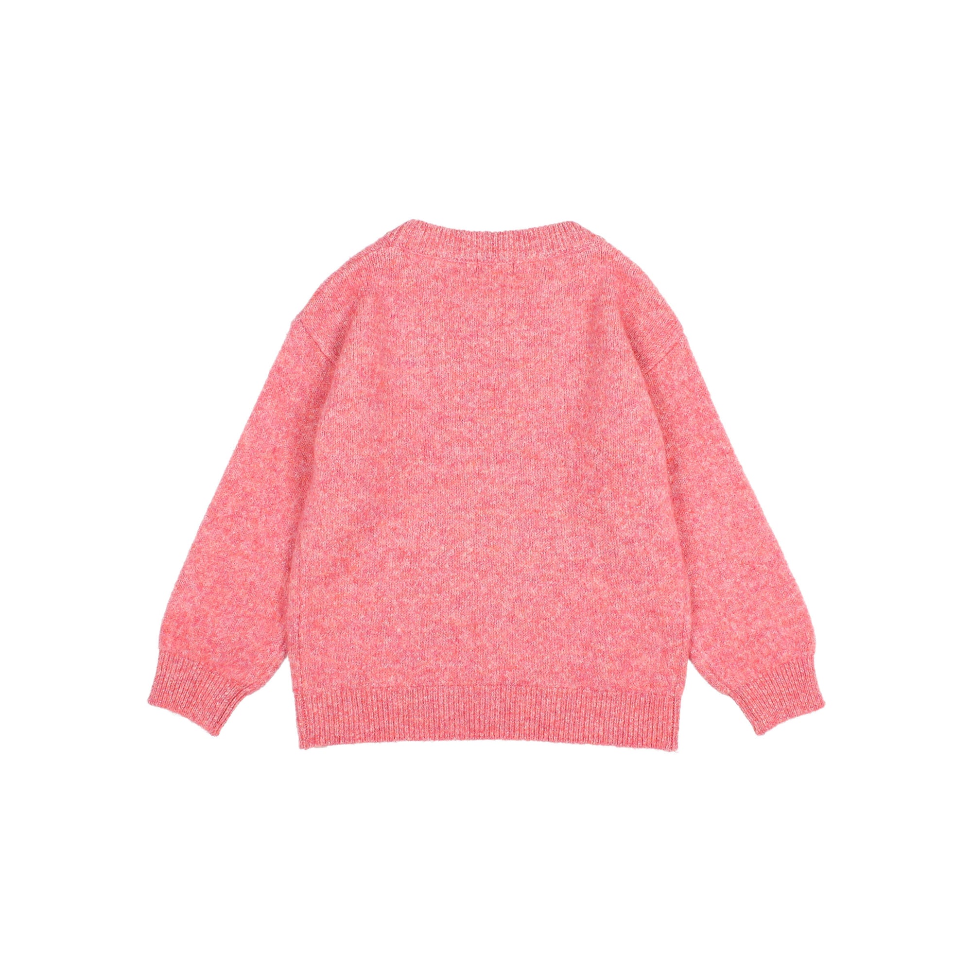 Jersey de punto jaspeado rosa
