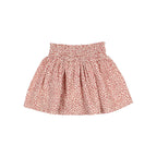 Falda midi estampado animal rosa