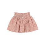 Falda midi estampado animal rosa