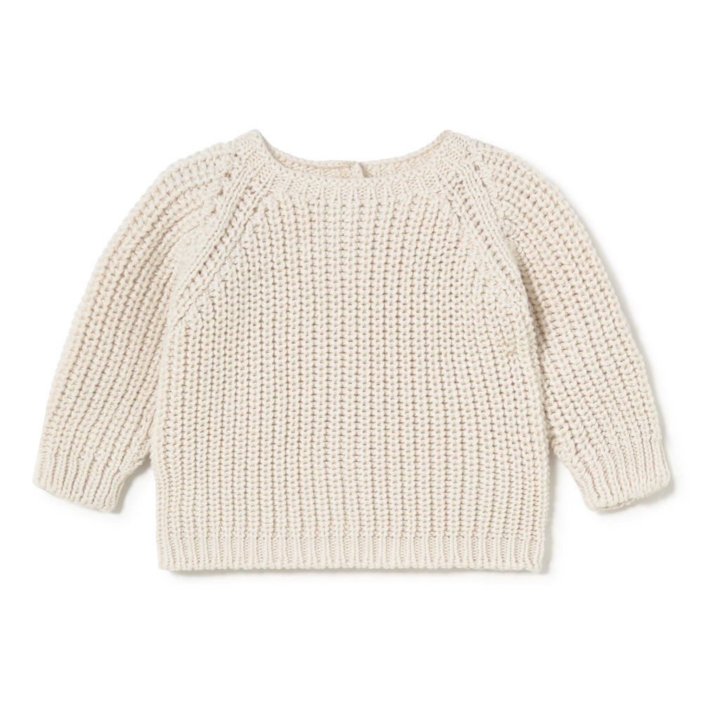 Jersey chaqueta TILLY cream