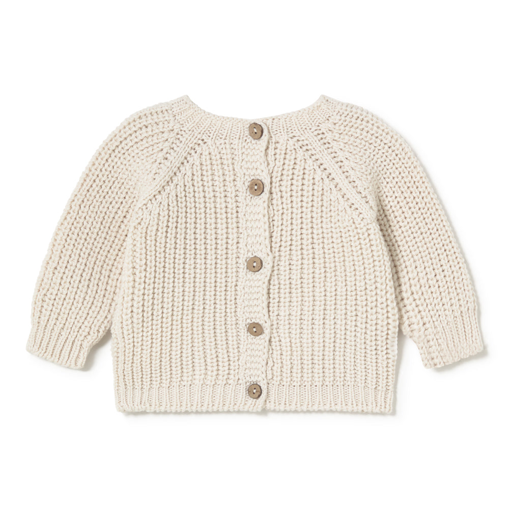 Jersey chaqueta TILLY cream