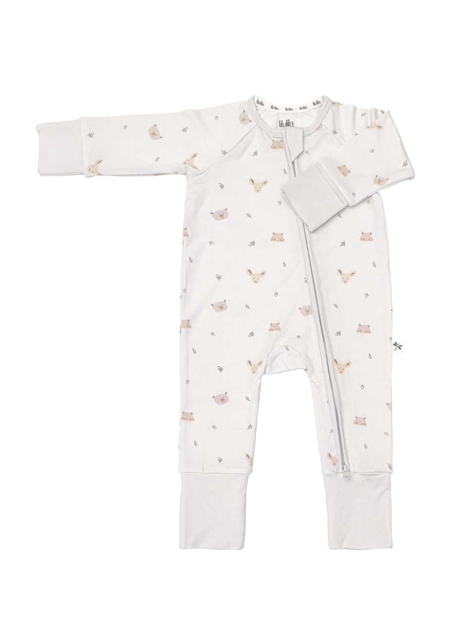 Pijama de bambú con cremallera Forest Friends Forest Friends - vista 4