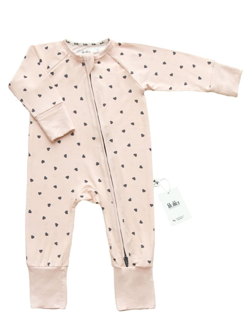 Pijama de bambú con cremallera Little Hearts Little Hearts - vista 2