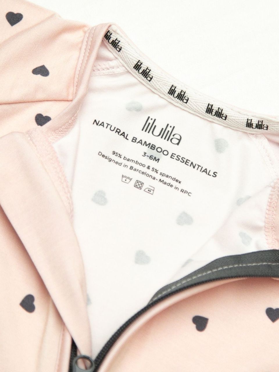 Pijama de bambú con cremallera Little Hearts Little Hearts - vista 4