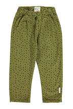 Pantalones Khaki w/ black flowers