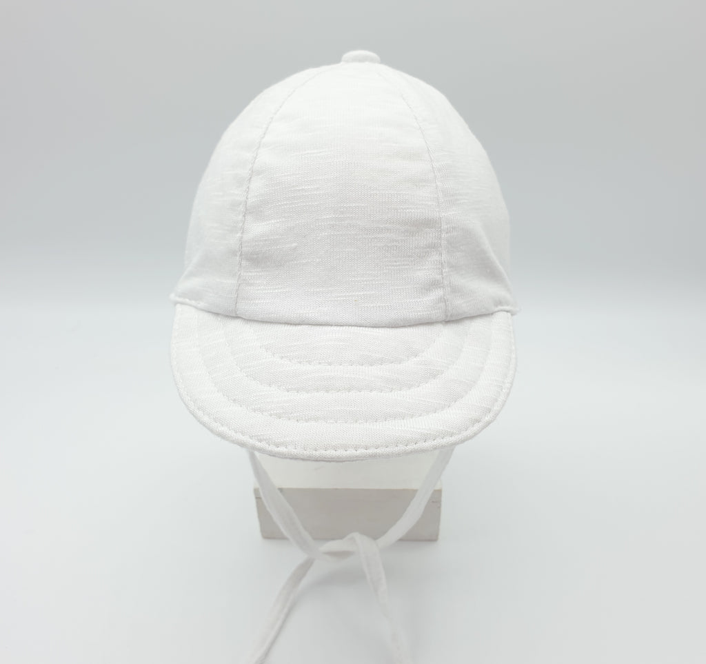 Gorra solar algodón blanco
