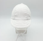 Gorra solar algodón blanco