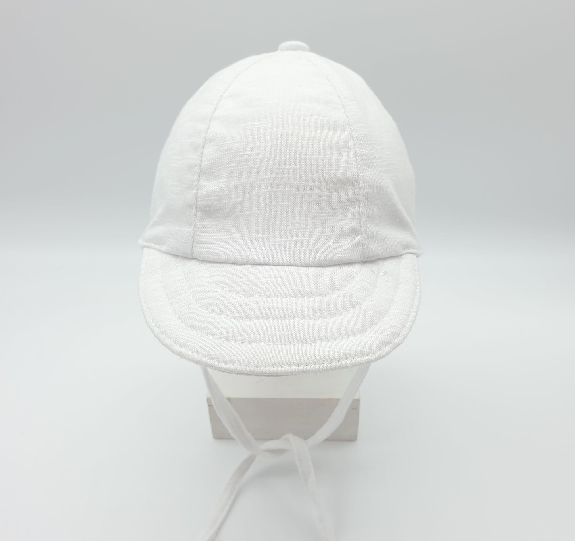 Gorra solar algodón blanco