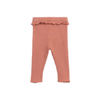 Legging con volante en la cintura