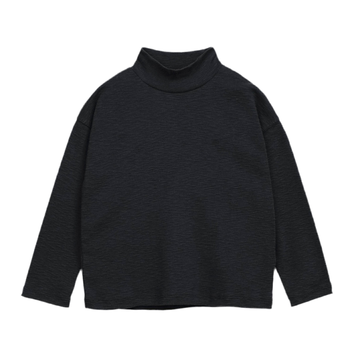 Camiseta cuello medio alto negro