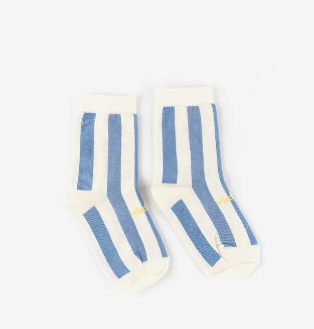 Calcetín Barefoot VICTORIA Rayas azules