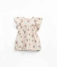 Vestido lino estampado fresas