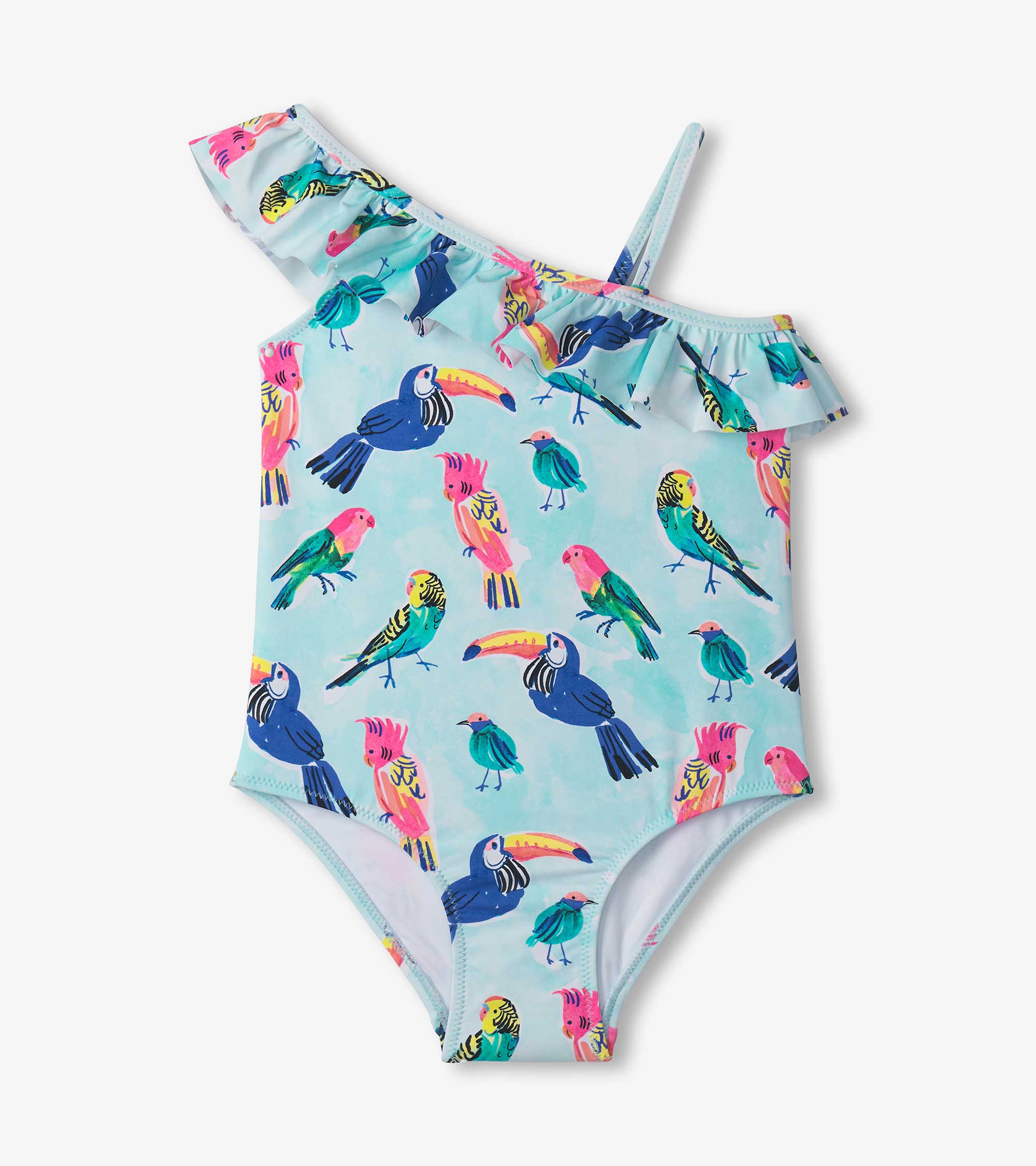 Bañador un tirante tropical birds