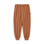 Pantalón rayado marrón