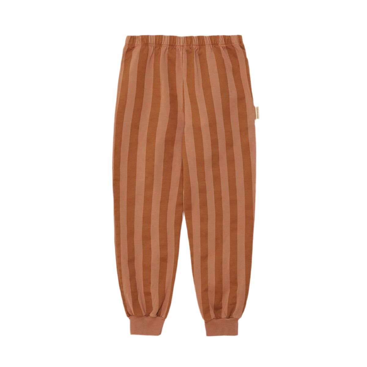 Pantalón rayado marrón