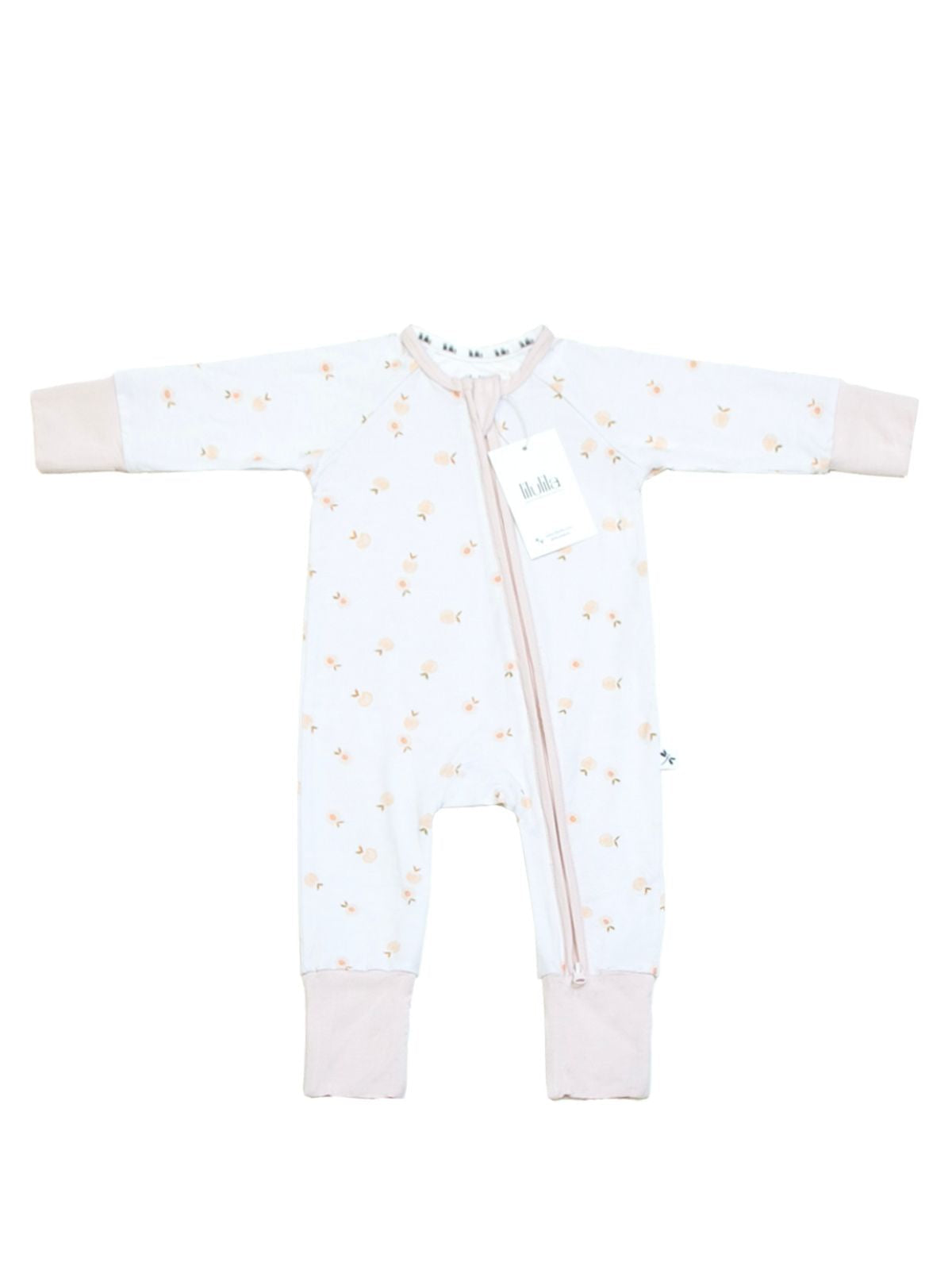Pijama bambú largo melocotones