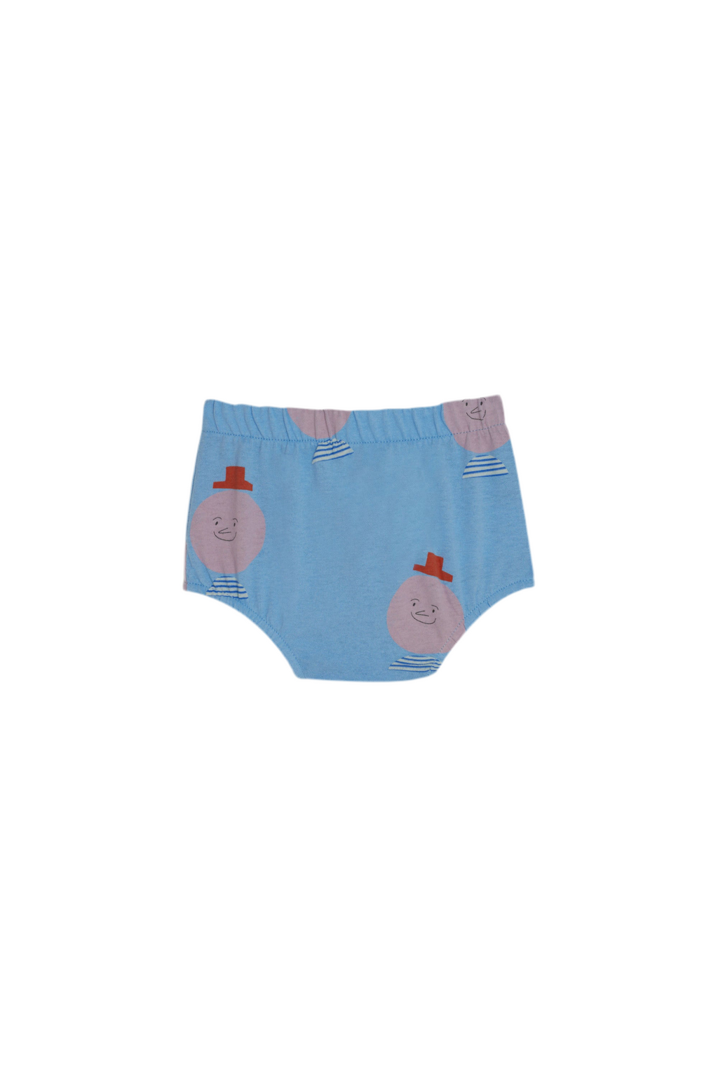 Bloomer, culetín con caritas azules divertidas  