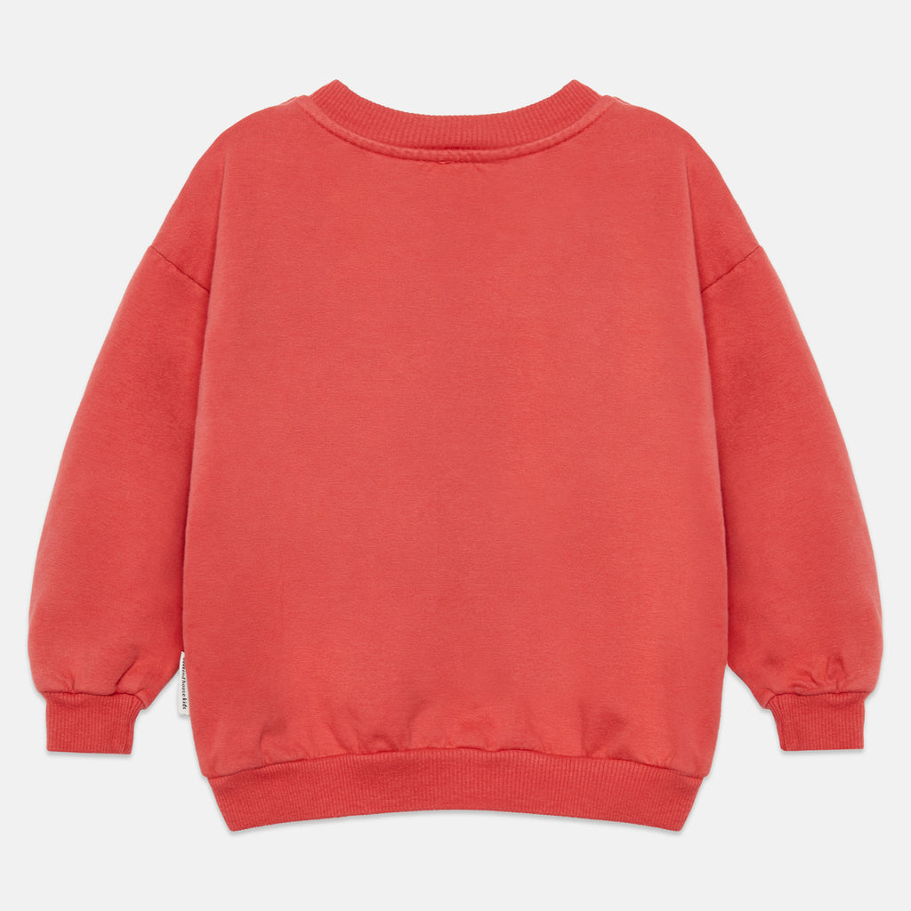 Sudadera pom pom roja baby