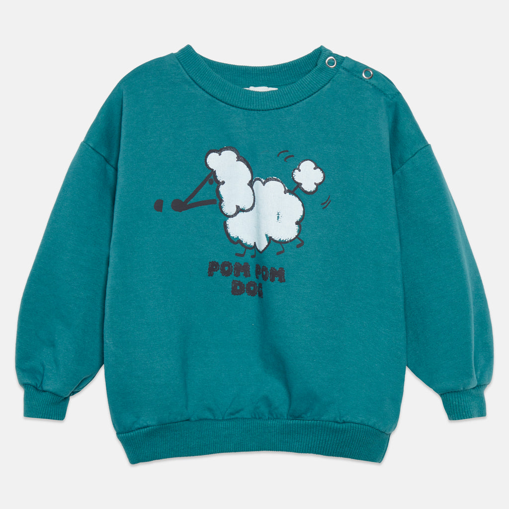Sudadera verde POM POM