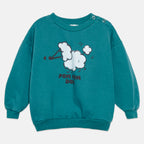Sudadera verde POM POM