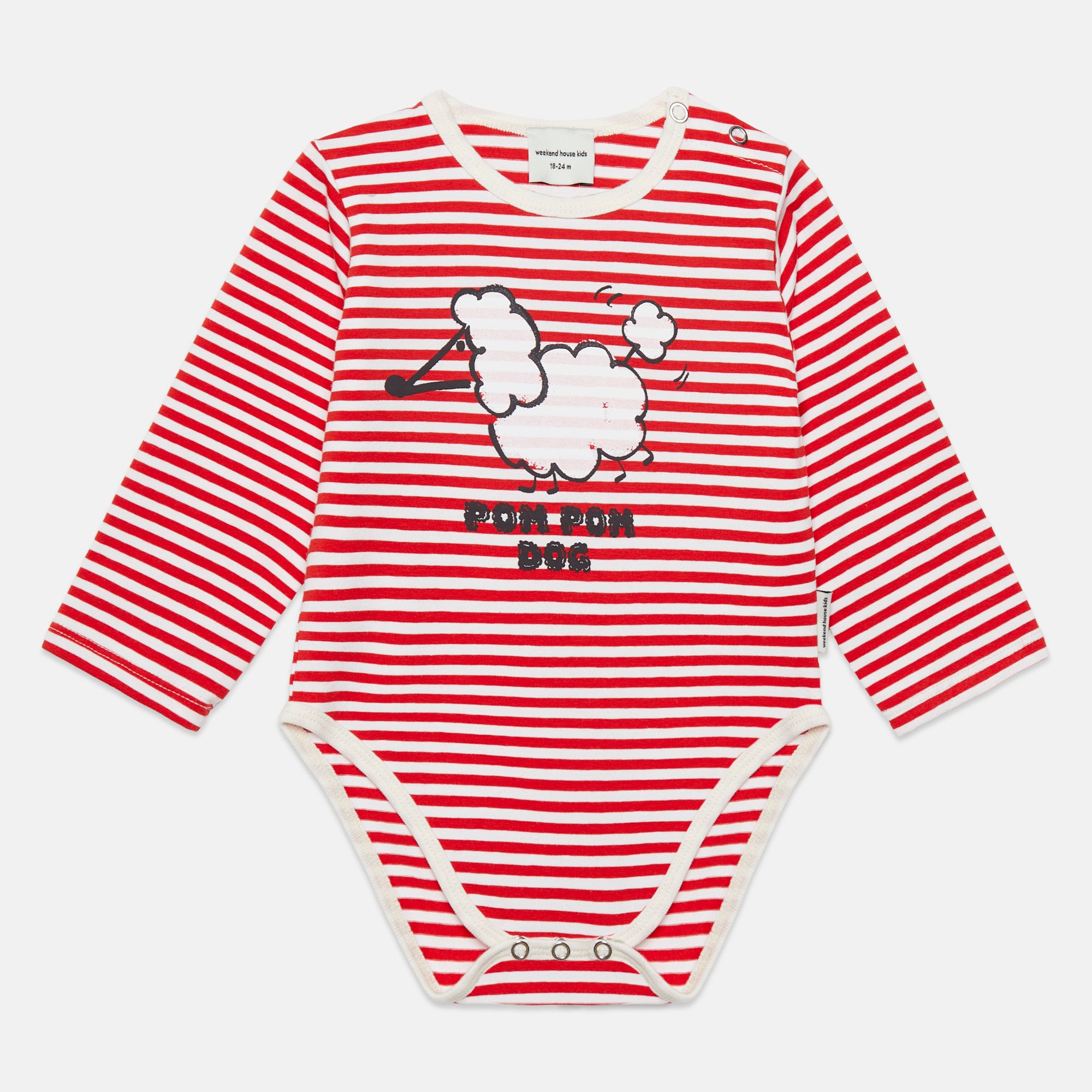 Body de rayas Pom pom