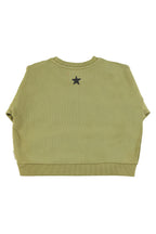 Sudadera verde oliva con tigre