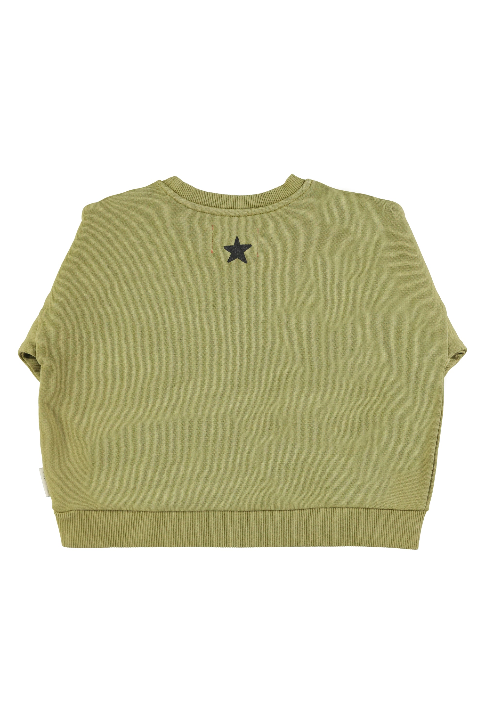 Sudadera verde oliva con tigre