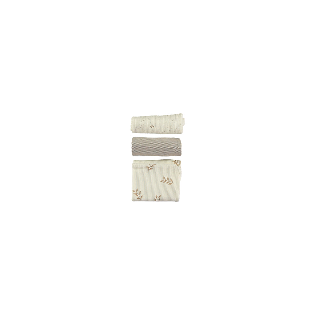 Pack 3 toallitas algodón orgánico 100% Brave Nougat
