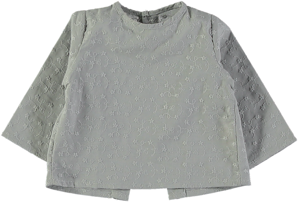 Camisa batista & ranita bordado suizo CARE&CULOTTE