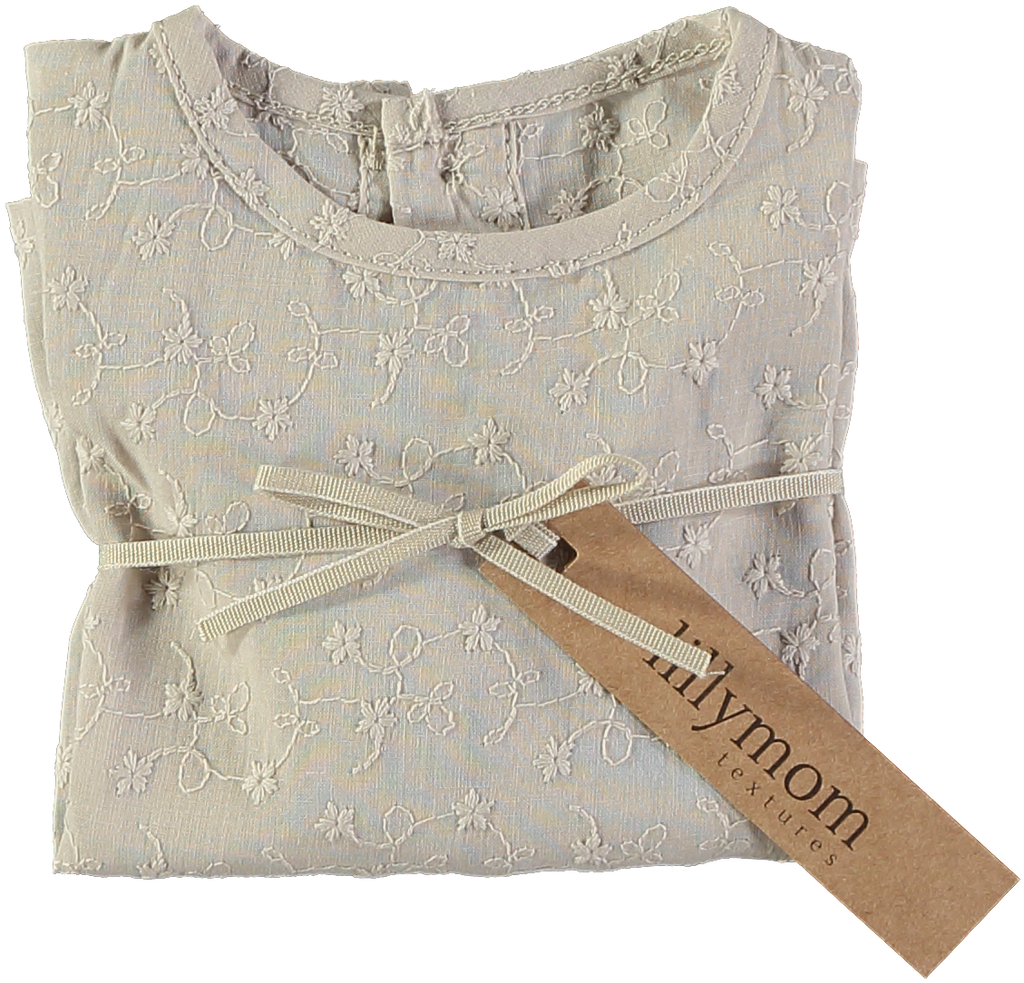 Camisa batista & ranita bordado suizo CARE&CULOTTE