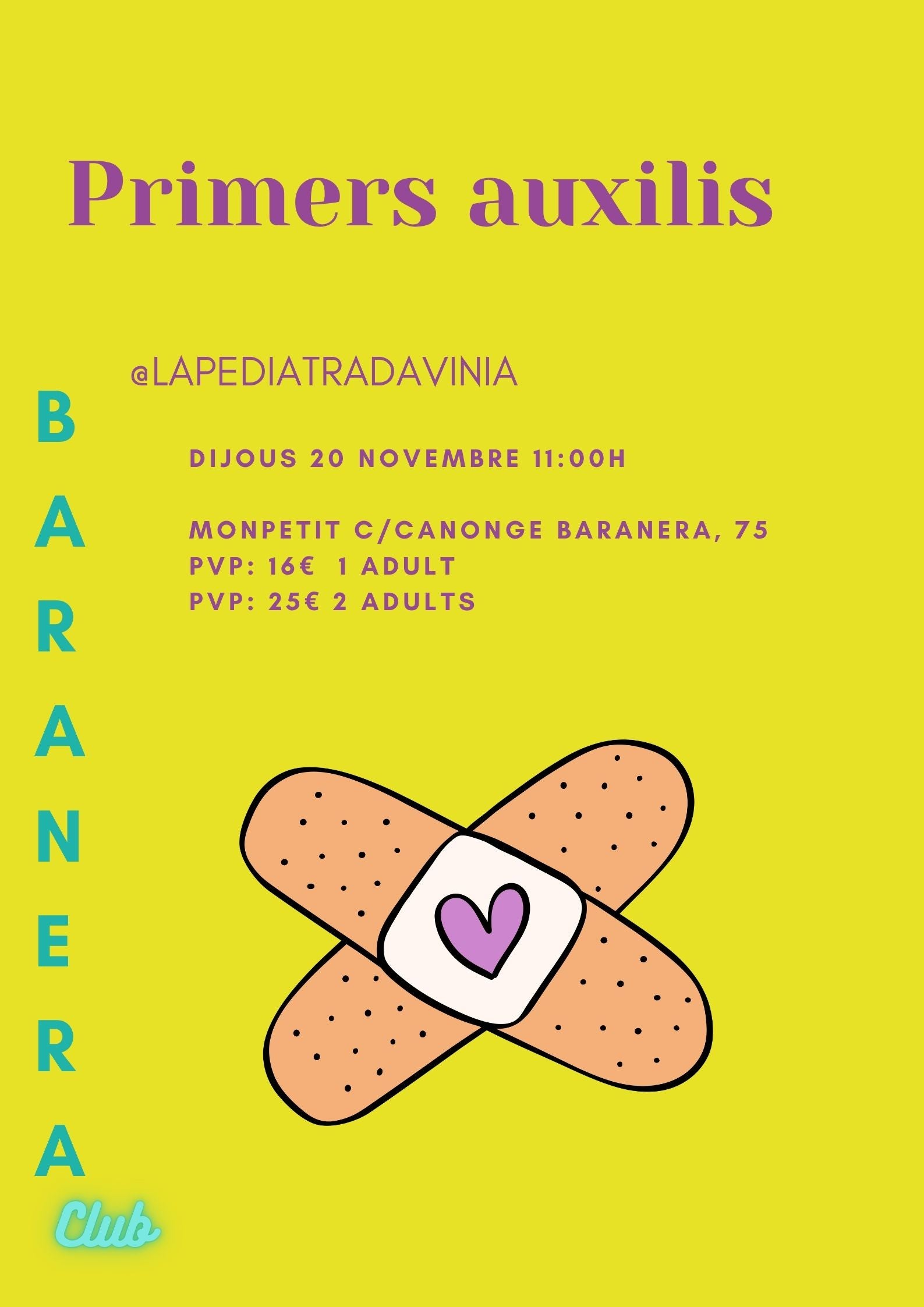 PRIMERS AUXILIS~ 20 novembre 11:00h