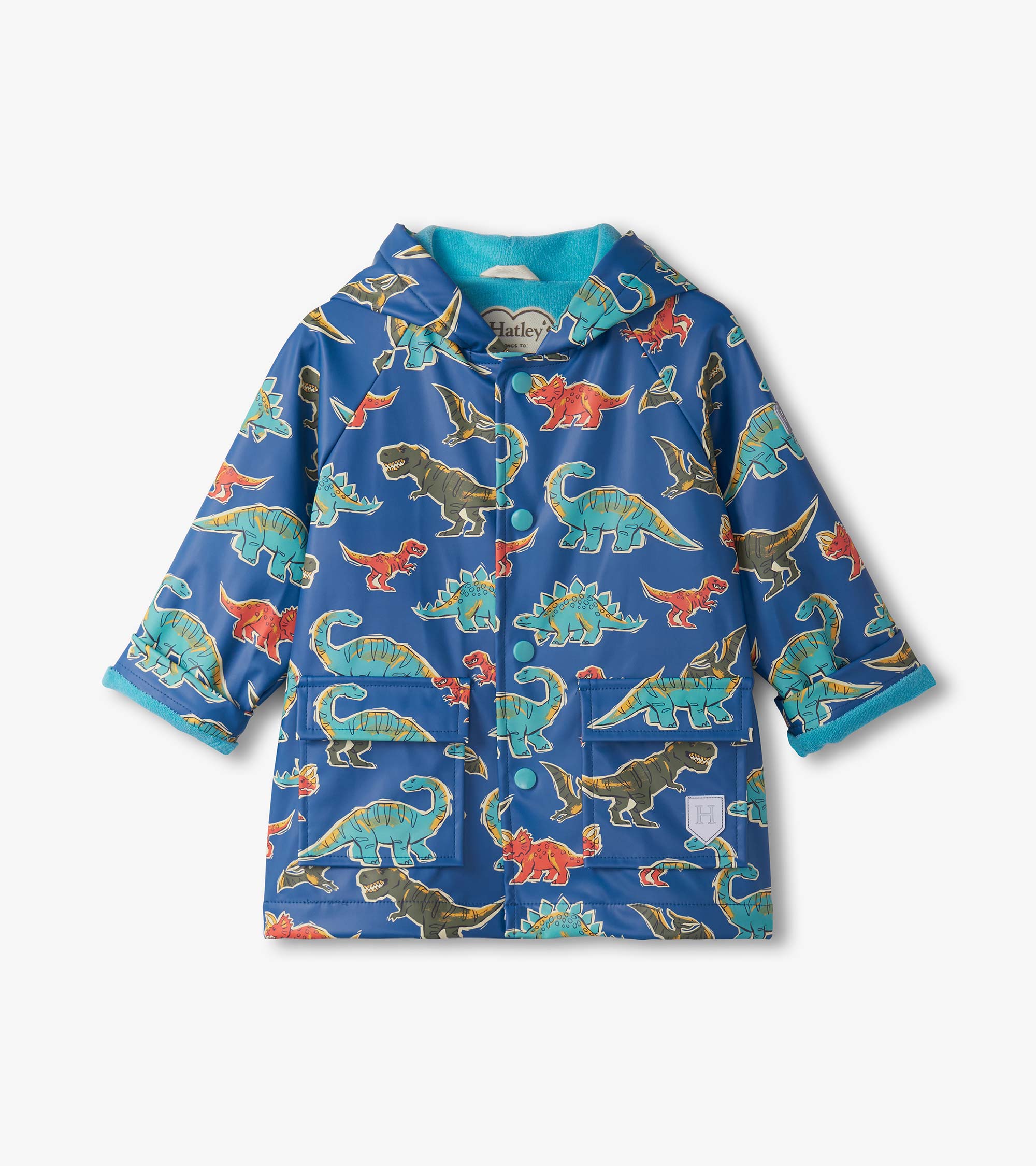 Chaqueta impermeable dinosaurios