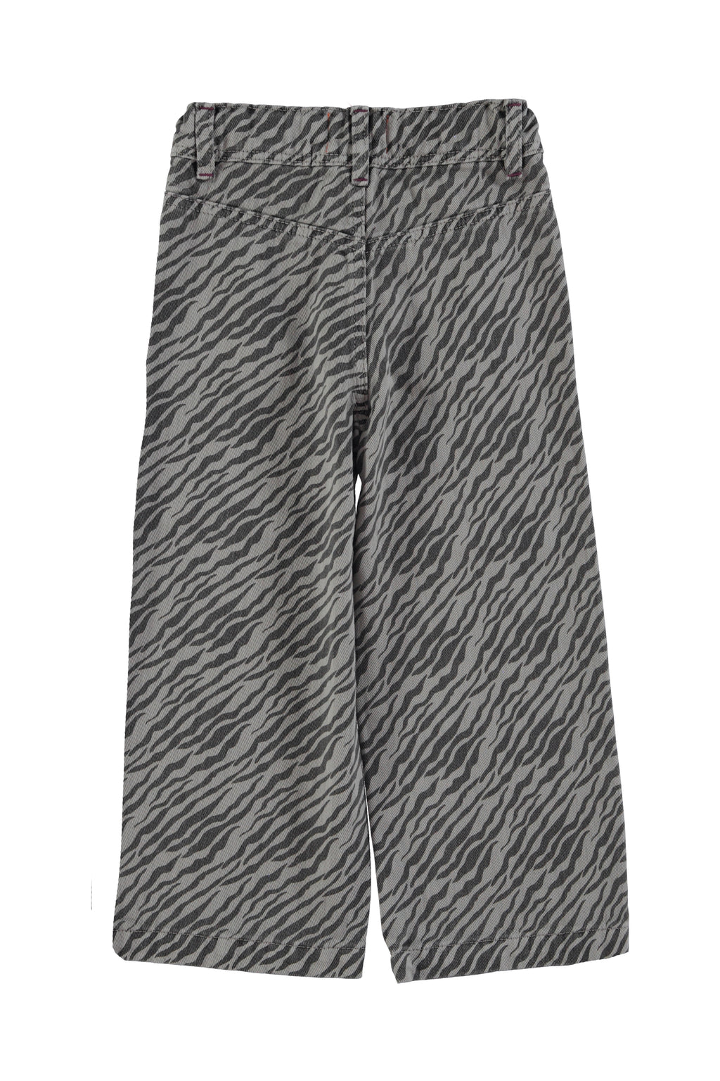 Pantalones grises w/ zebra print