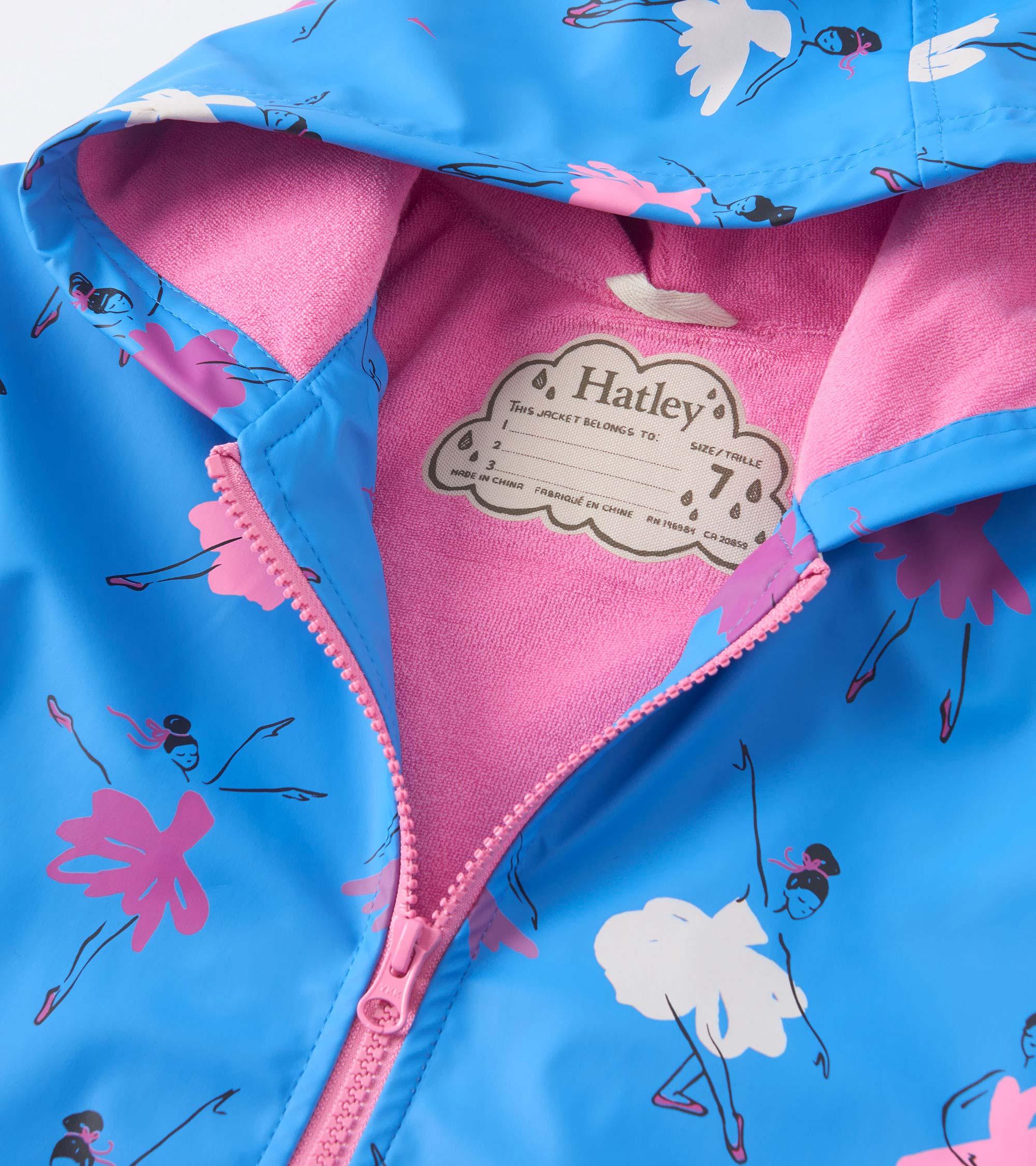 Chaqueta impermeable bailarinas