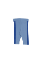 Leggings azules con raya azul lateral 