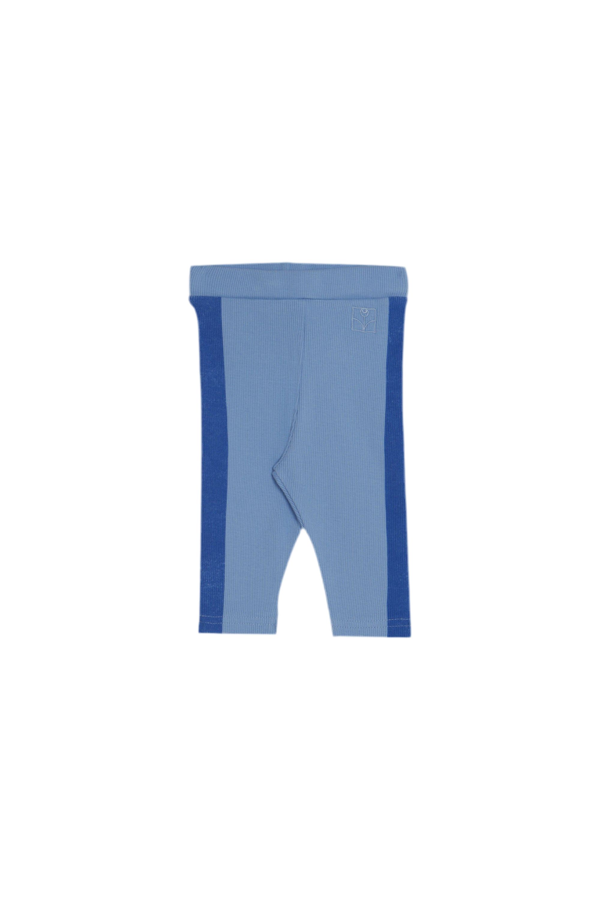 Leggings azules con raya azul lateral 