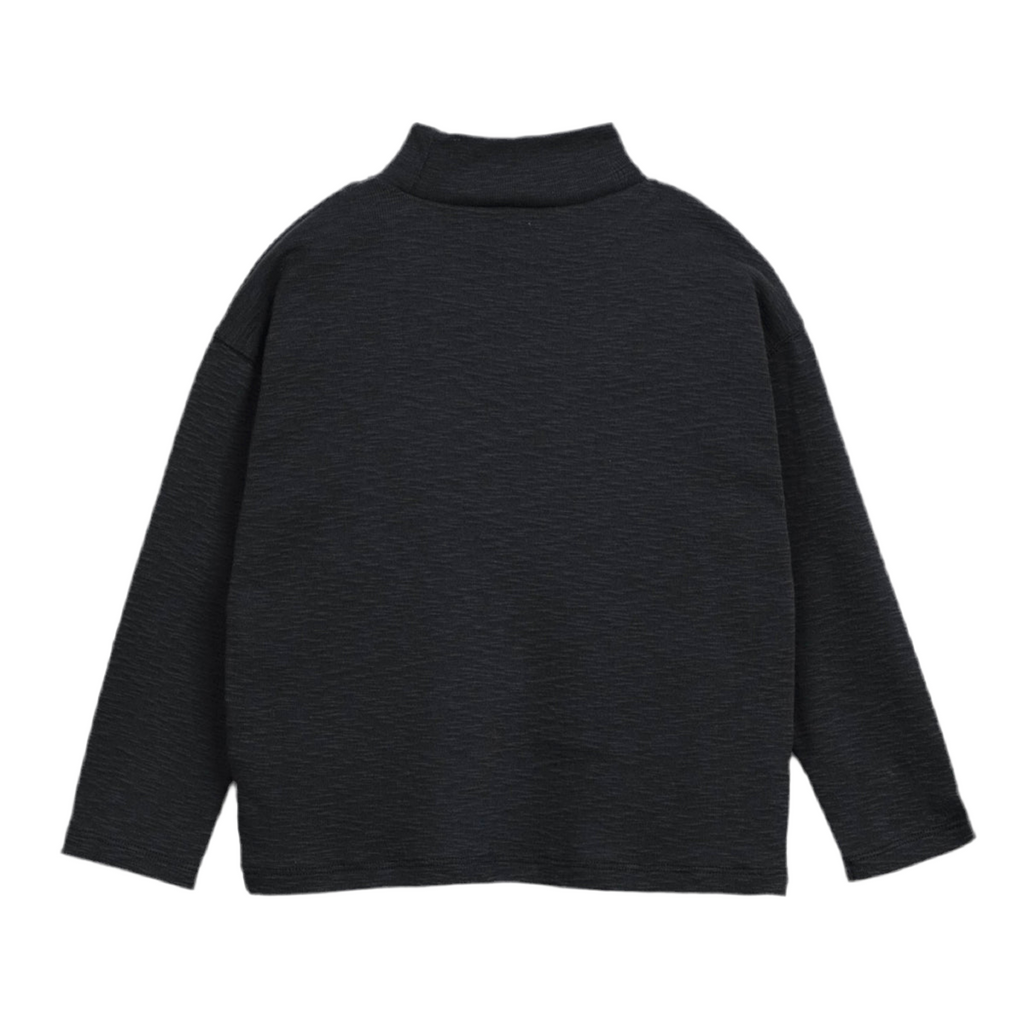 Camiseta cuello medio alto negro