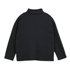 Camiseta cuello medio alto negro