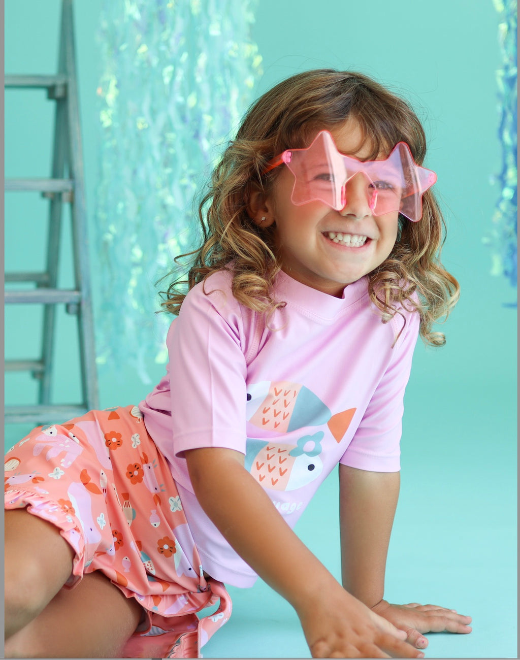 Camiseta baño coral Monnuage