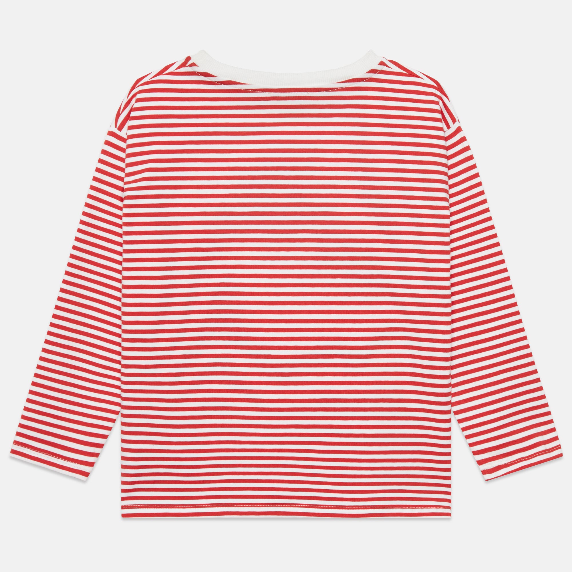 Camiseta  manga larga rayas pom pom