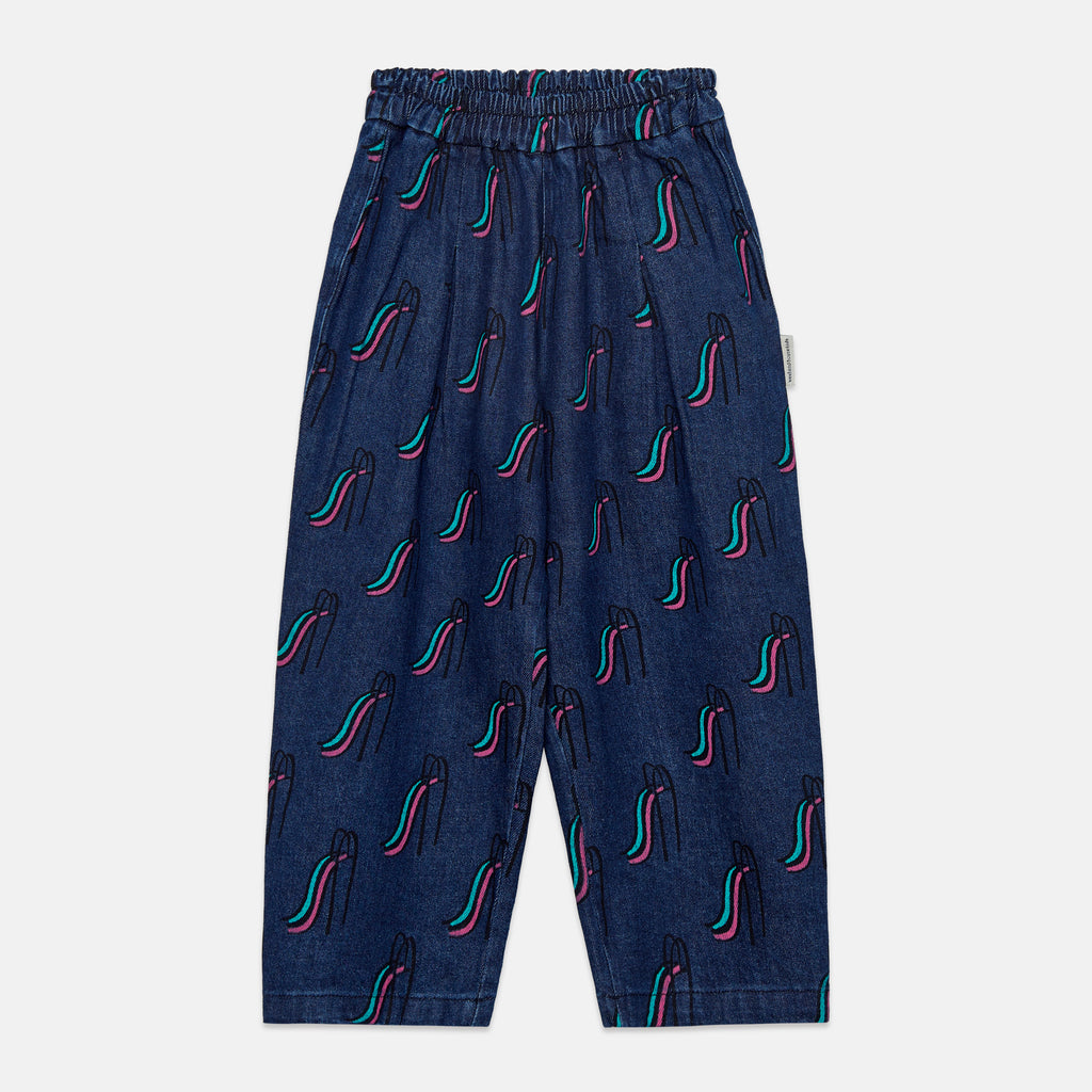 Pantalones denim toboganes