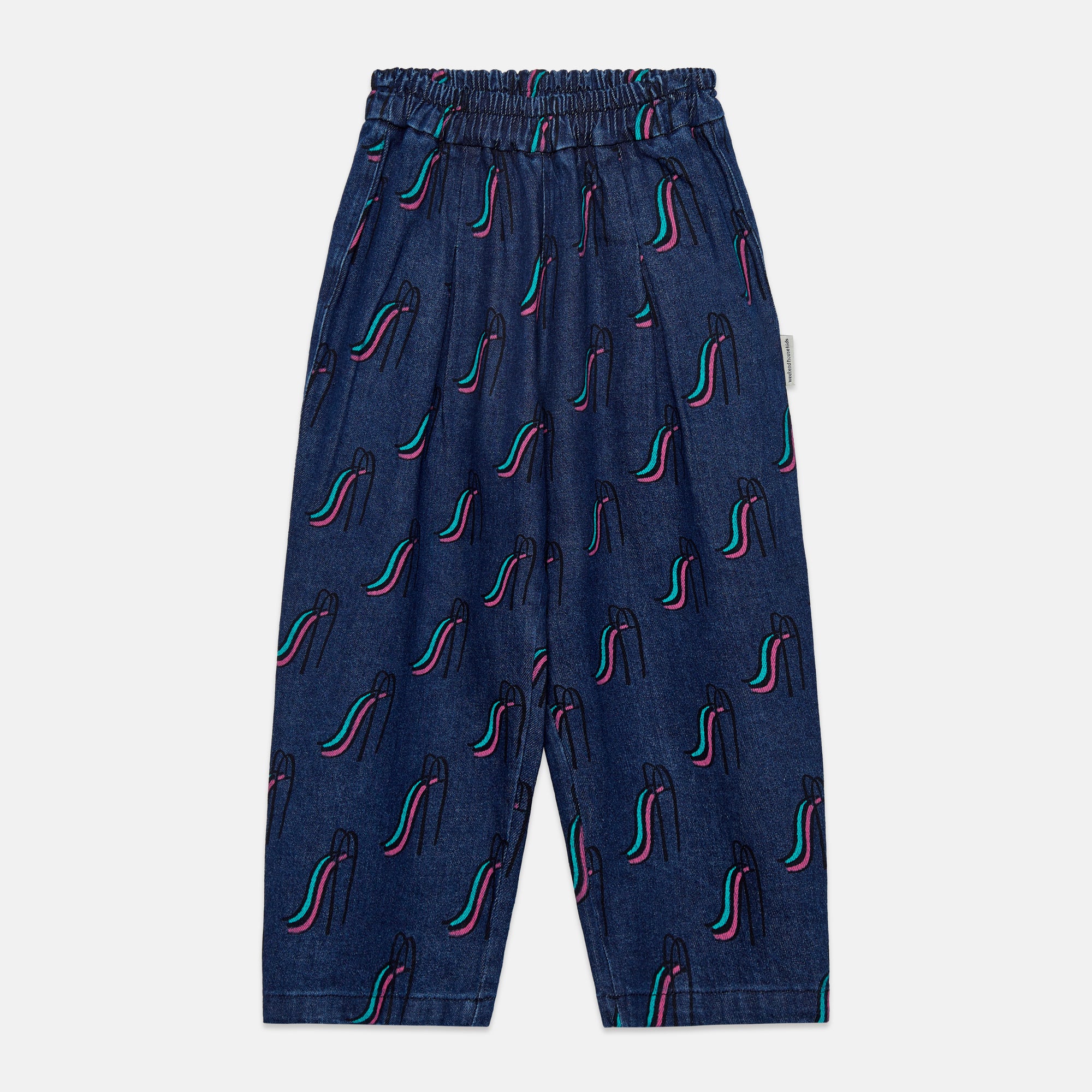 Pantalones denim toboganes