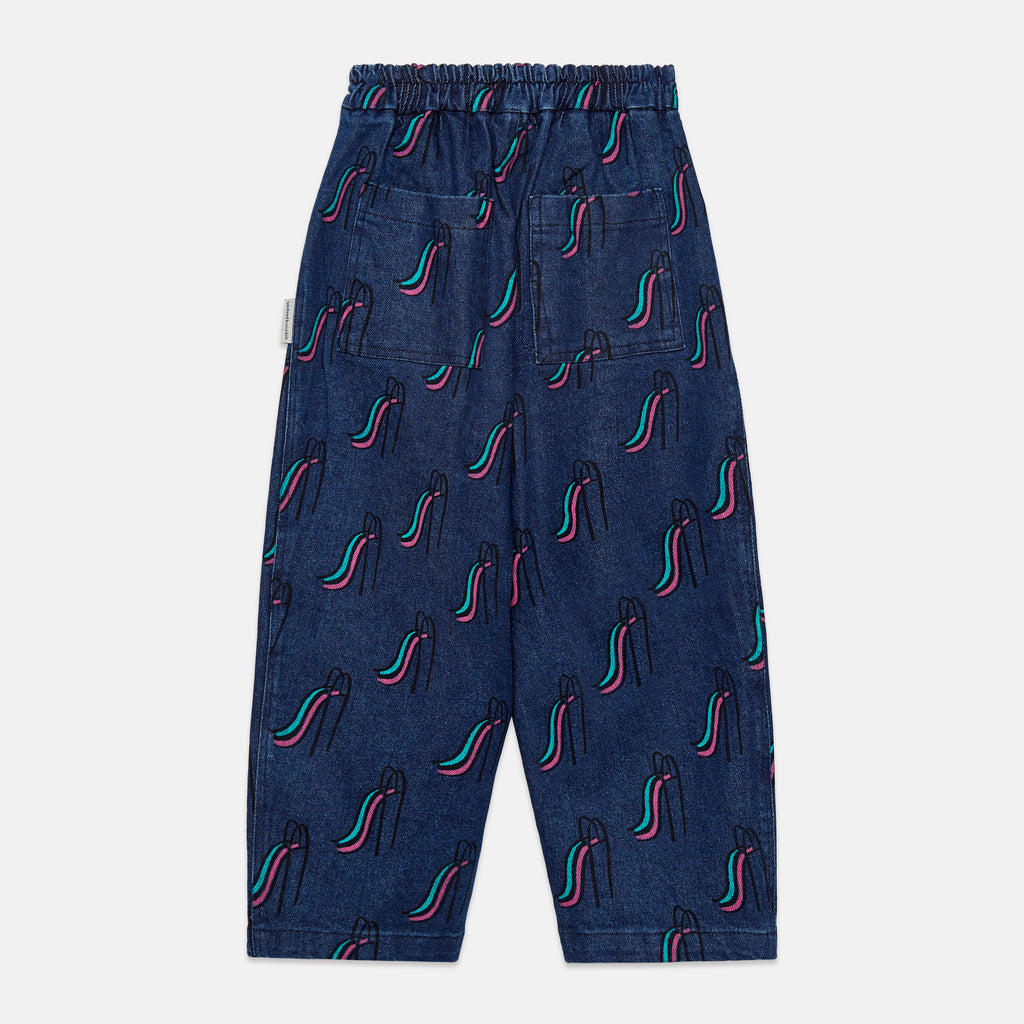 Pantalones denim toboganes