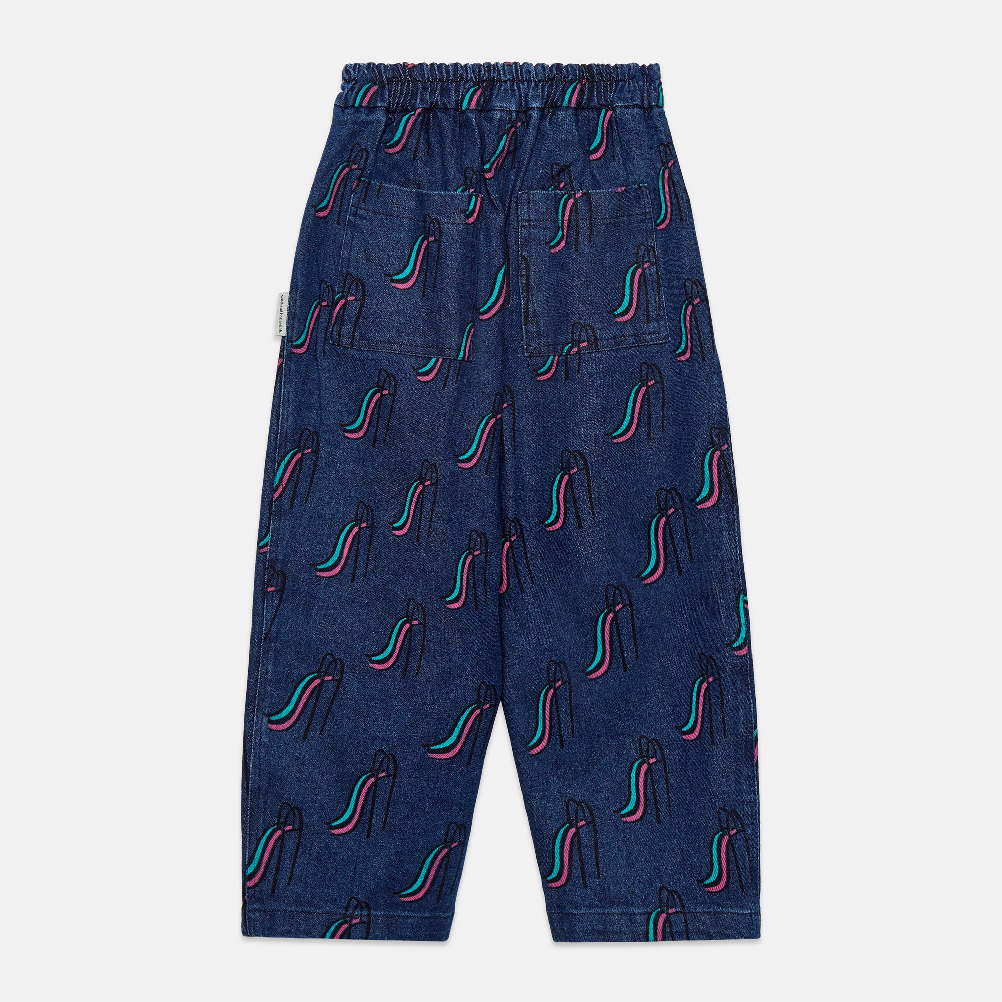 Pantalones denim toboganes